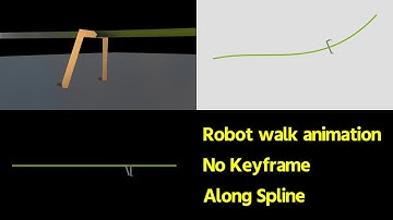 Procedural Robot walk animation - No keyframe #1