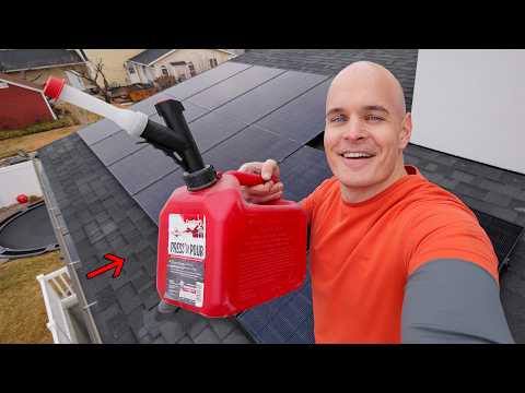 FINALLY! - These Solar Panels also run on Gasoline