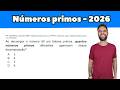 Decomposição em fatores primos - Concurso 2026 #matematica