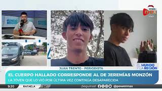 Se Confirmó Que El Cuerpo Hallado Corresponde Al De Jeremías Monzón Juan Trento - Periodista