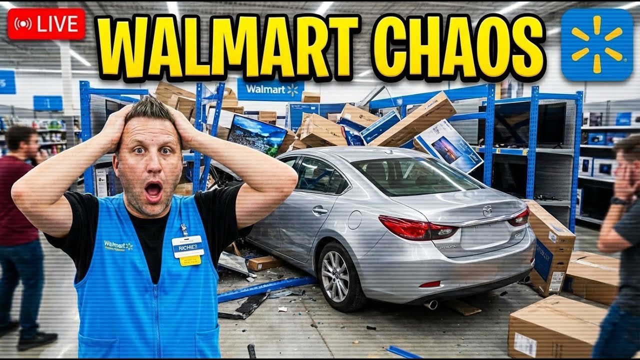Walmart сошёл с ума в 2026 году – самые безумные моменты, неудачные кражи, истерики и драки (Вы н...