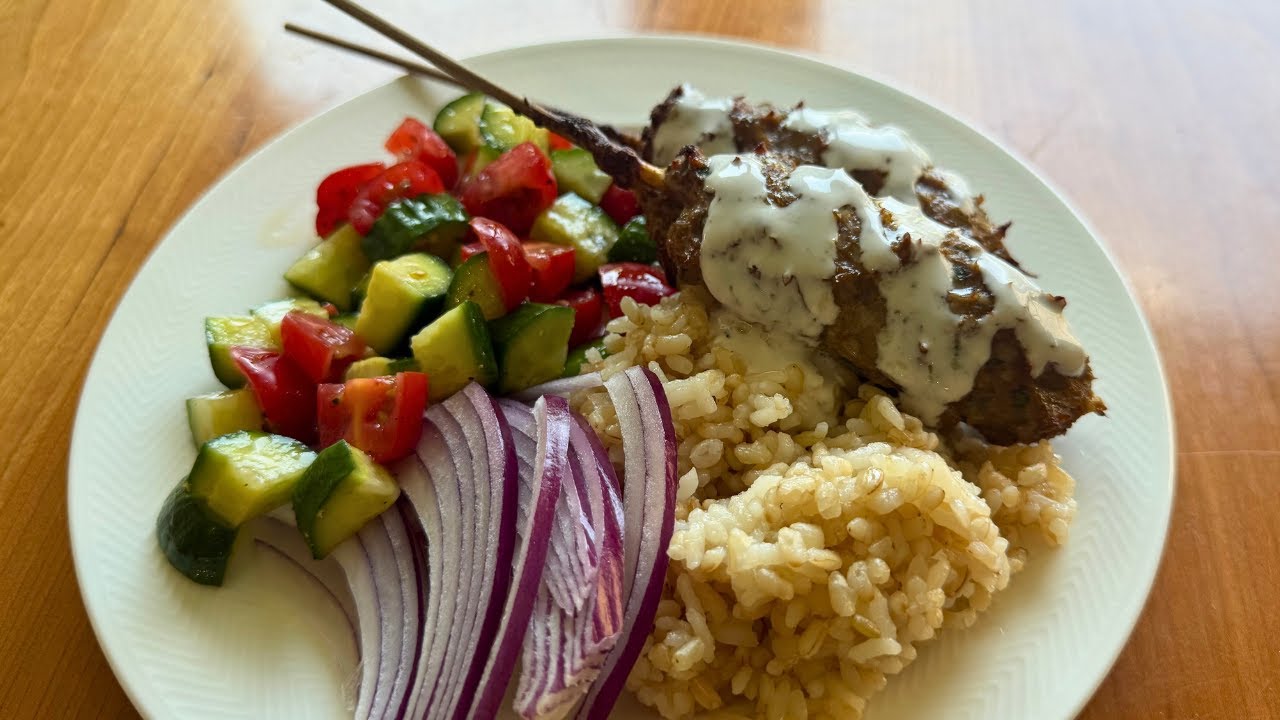 Live! 중동/지중해요리, 양고기kofta 미트볼 만들기, 요거트소스, 토마토오이샐러드