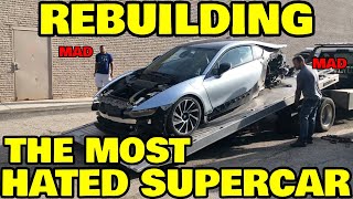 Rebuilding My Wrecked BMW, I8 The Most Hated Supercar