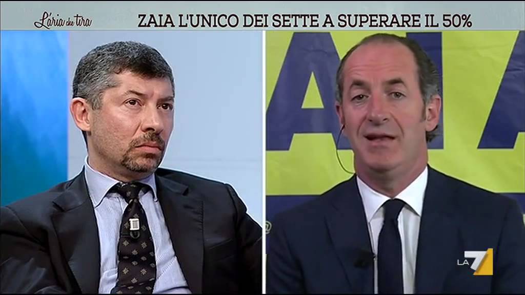 Zaia, l'unico dei sette a superare il 50%