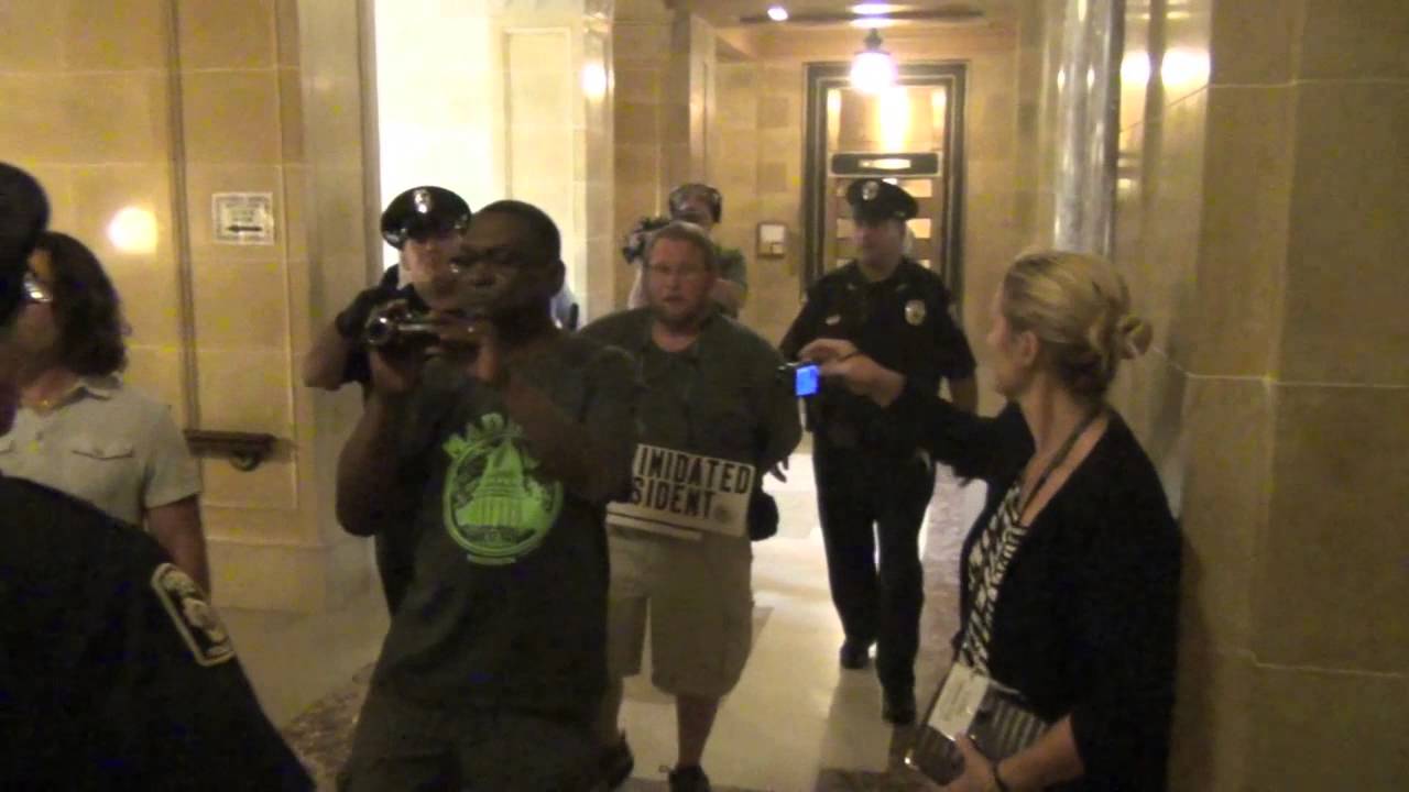 Move Aside! Move Aside! Unintimidated Dissident Coming Through!