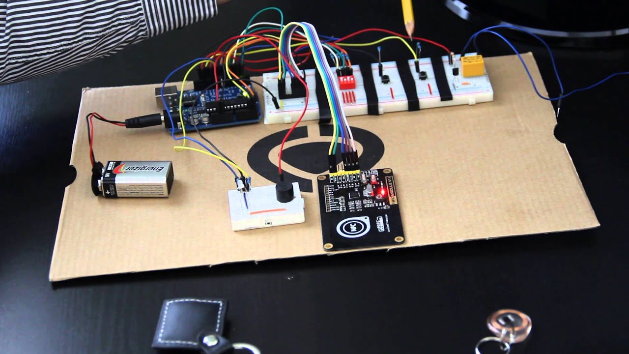 Arduino rfid garage door opener youtube