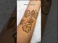 beautiful flower mehandi #mehndi #henna #mehndidesign #latestmehandi