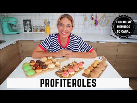 Aula para membros: Guia para fazer Profiteroles