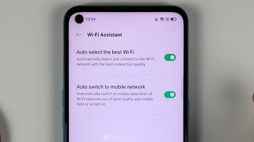 Auto select the best Wifi, Auto switch to mobile network OPPO A53 Android 10