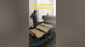 Paper roll to sheet cutting machine .9825616414