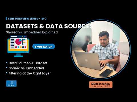 SSRS Datasets & Data Sources || Shared vs. Embedded Explained || combine data from multiple sources