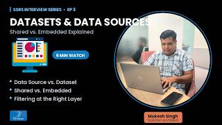 SSRS Datasets & Data Sources || Shared vs. Embedded Explained || combine data from multiple sources