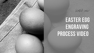 Easter Egg Engraving Process Video