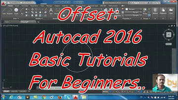 Offset: Autocad 2016 cad software - online autocad classes Part 25-30