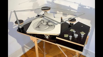 Analog machine created generative design/art