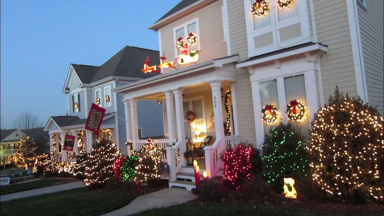 Christmas Lights 2021 Mcadenville Town USA YouTube