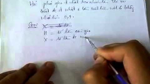 XS #10A 15 XSTK: Vi du ve cong thuc Bernoulli.