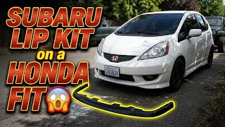 Subaru Lip kit on My Fit