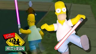 You Can Use A Lightsaber In The Simpsons Hit And Run