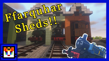 The Sodor Project Episode 2: Ffarquhar Sheds | #Minecraft Immersive Railroading Mod