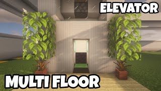 MULTI-FLOOR ELEVATOR TUTORIAL IN MINECRAFT!!