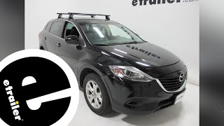 Fit Test: Custom DK Fit Kit for 4 Rhino-Rack 2500 Series Roof Rack Legs on a 2013 Mazda CX-9