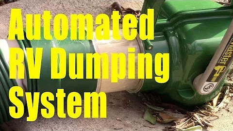 Easy push-button dumping from inside your RV