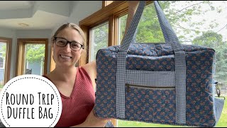 Making the Round Trip Duffle from Patterns by Annie, VLOG