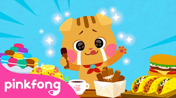 Yum Yum World Foods | Cat Song | Cotomo Cats | Pinkfong Kids Song