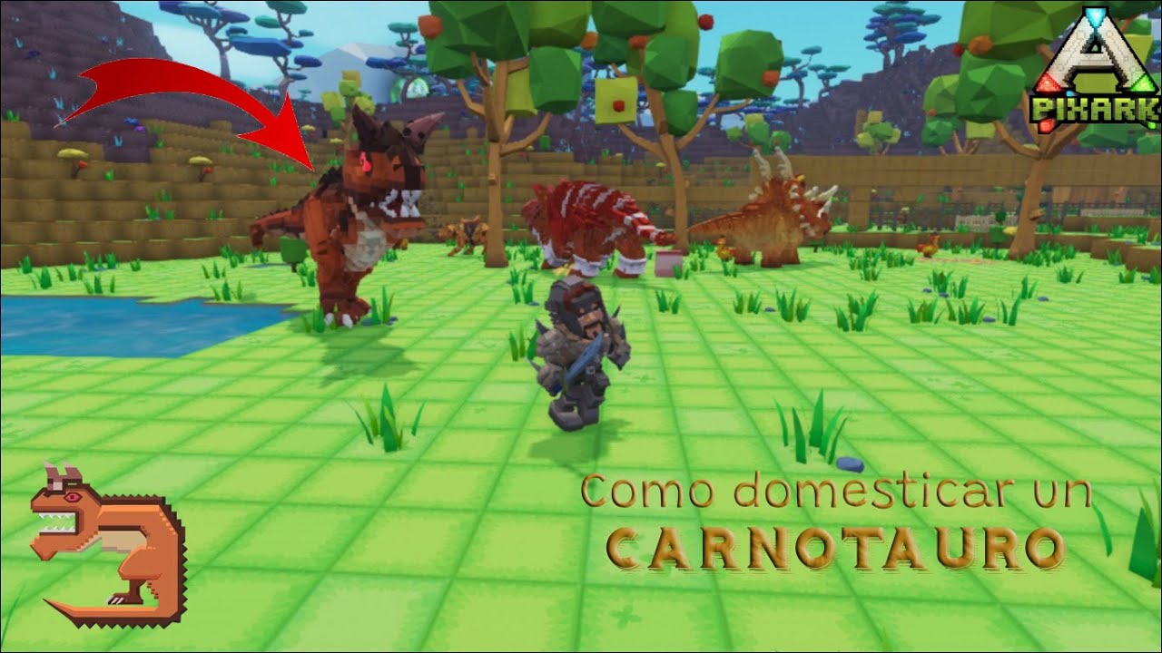 Como domesticar un Carnotaurio en PixArk