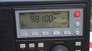 98 1 FM I98 Commercial radio Wollongong NSW (receive in Mascot NSW 80Km)
http://windsolarhybridaustralia.x10.mx/FMDABSWMWantenna.html
http://windsolarhybridaustralia.x10.mx/reception-graph-diagram-40kw.jpg
Reception demonstration of 1/8th wave V2 long range antenna with a high power 40Kw commercial radio station over 80Km (49 miles) from (I98) Wollongong NSW to Sydney NSW Australia on the FM stereo broadcast band.
Instructions and specs link:
https://www.scribd.com/document/396824710/FM-AM-Antenna-Setup-Standard-50-cm-1-8th-wave-Unit 98 1 FM I98 Commercial radio Wollongong NSW (receive in Mascot NSW 80Km)
