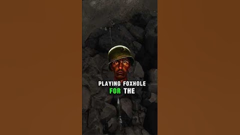 FOXHOLE is the MOST INTENSE War Game I