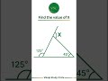 128. Find the value of x #vikalpstudycircle #maths #mathschallenge #foryou