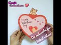 DIY cute Valentine's day card #shorts