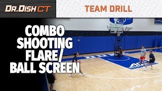Duke Team Shooting Drill Flare Into Ball Screen On Dr. Dish Ct
