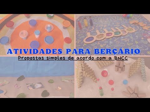 Atividades para berçário - Propostas simples de acordo com a BNCC