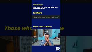 🔥 Print “Hello” 100 Times — Without Loop ❌ Without Recursion #ytshorts #shorts #ytshortsindia