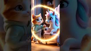 "Magical Paws &amp; Unicorn Dreams"#CuteAnimation #WholesomeContent #MagicAndFriendship #CozyVibes