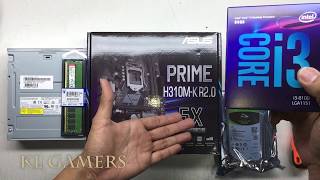 intel Core i3 8100 ASUS PRIME H310M-K R2.0 8GB DDR4 1TB HDD DVD-RW Alcatroz FUTURA Black PRO N5000