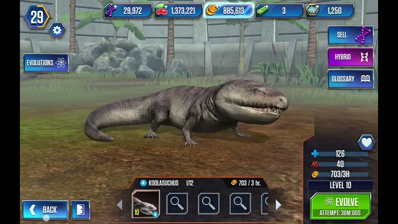 Rate 1to 10 in Jurassic world the game last month I started this game no cap
