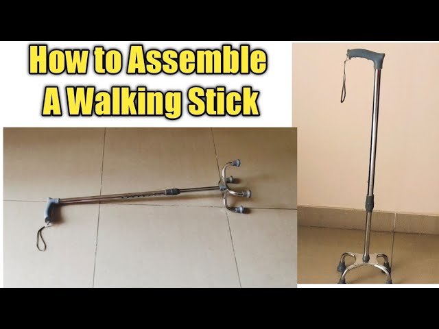 MCP Smart Folding Height Adjustable Walking Stick for Old People