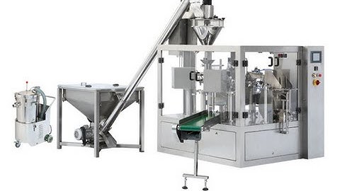 Semi automatic coffee/chilli powder packaging machine with screw elevator auger filling system