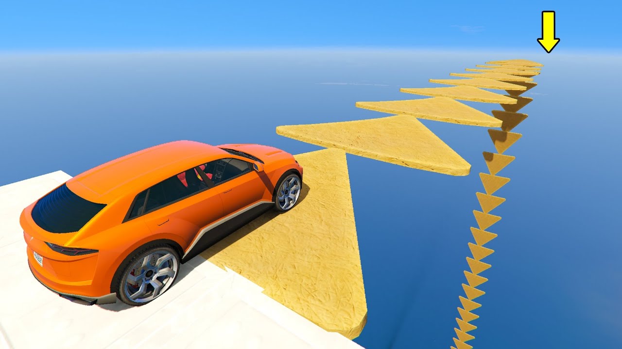 Dorito Ramp Push Doritos Ramp Parkour - GTA 5 Online - YouTube