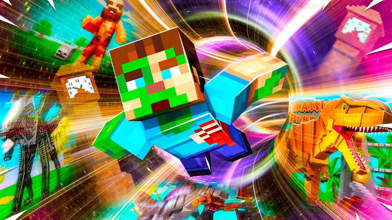 TIME TRAVELING IN MINECRAFT MOVIE!