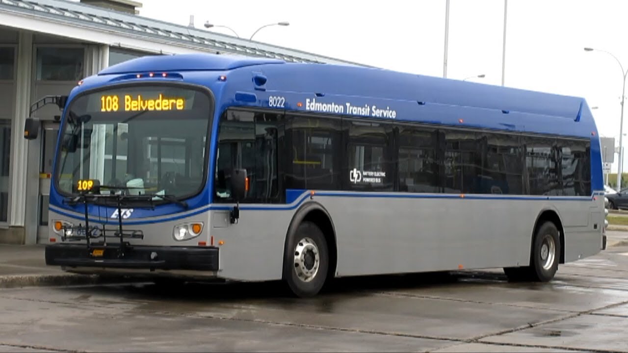 Edmonton Transit Service 2020 Proterra ZX5MAX - 8022 - YouTube