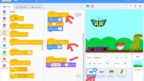 Events in Scratch