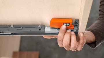 Blum MOVENTO Depth Adjustment