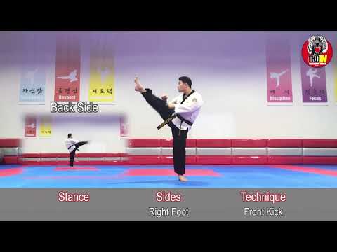 Pattern Poomsae Taegeuk 8 Tutorial
