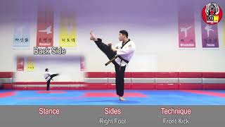 Pattern Poomsae Taegeuk 8 Tutorial