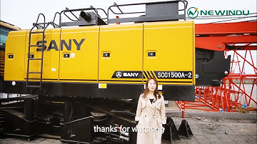 SANY SCC1500A CRAWLER CRANE | 150-TON BEAST UNVEILED